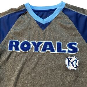 Kansas City Royals Stitches Brand Y2K Baseball Style Jersey Shirt Men’s Size Med